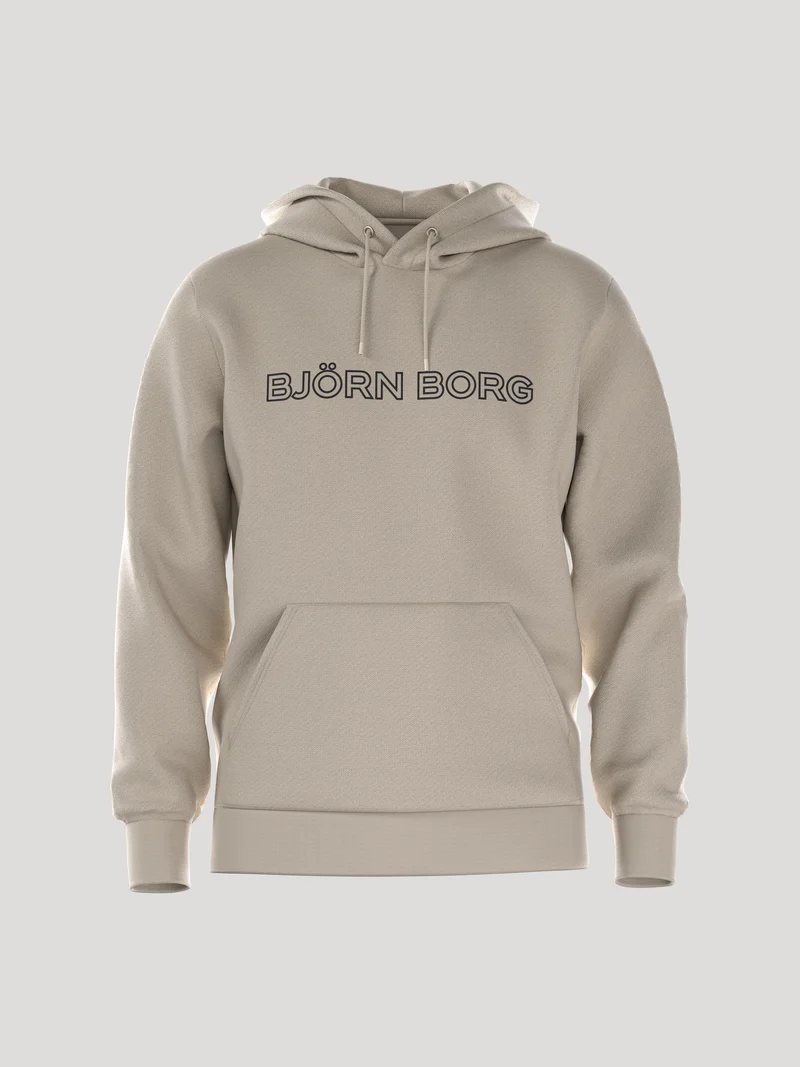Bjorn Borg Borg Essential 3 Hoodie (Mens) - Feather Gray