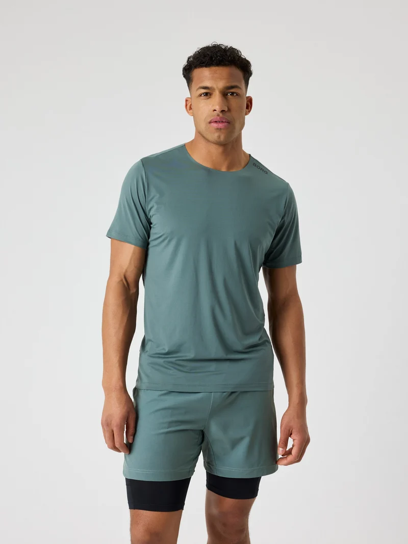 Bjorn Borg Borg Feather T-Shirt (Mens) - Balsam Green
