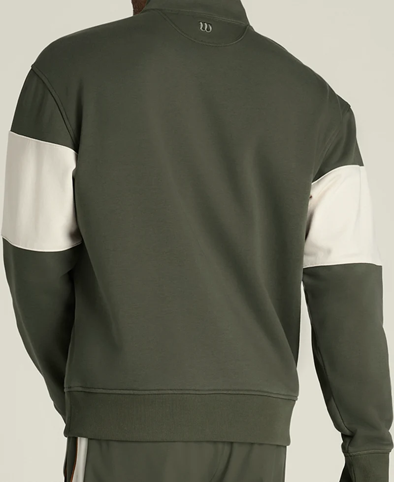 Wilson Playstate Half Zip (Mens) - Grape Leaf