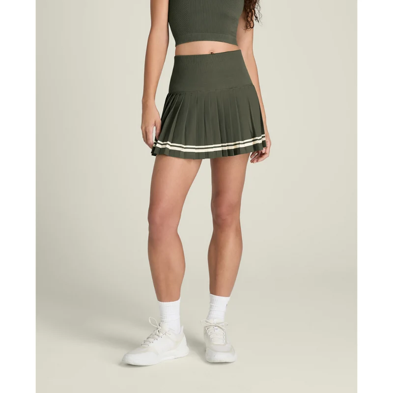 Wilson Midtown Tennis Skirt (Ladies) - Grape Leaf
