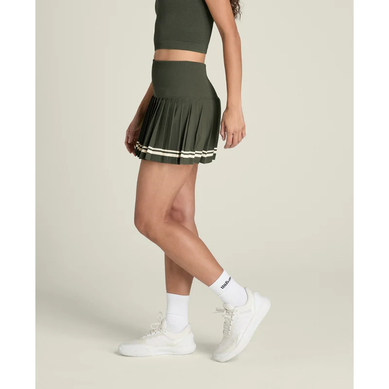 Wilson Midtown Tennis Skirt (Ladies) - Grape Leaf