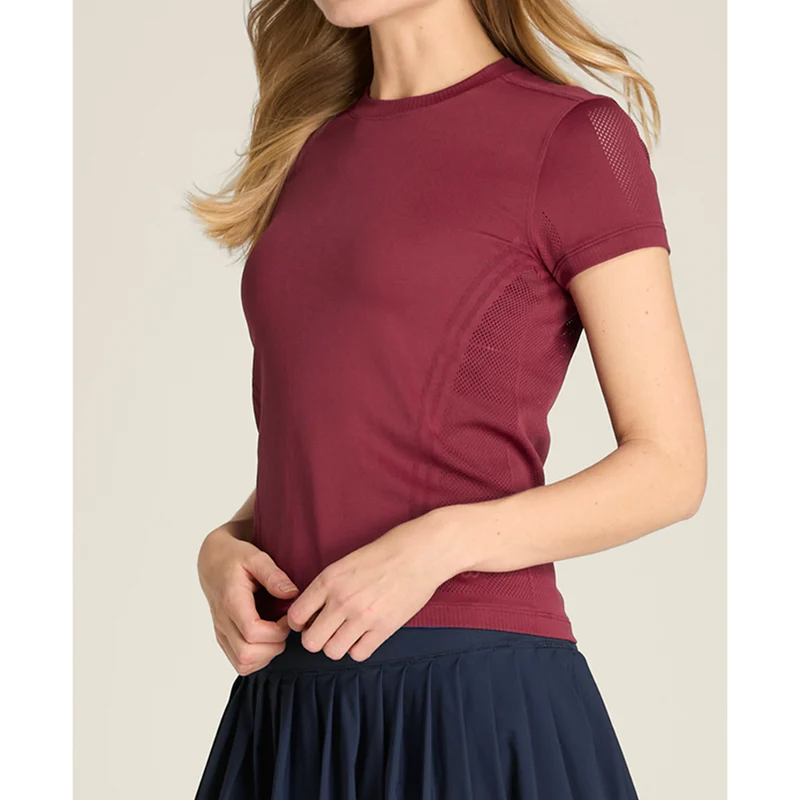 Wilson Pro Seamless Tee (Ladies) - Cranberry