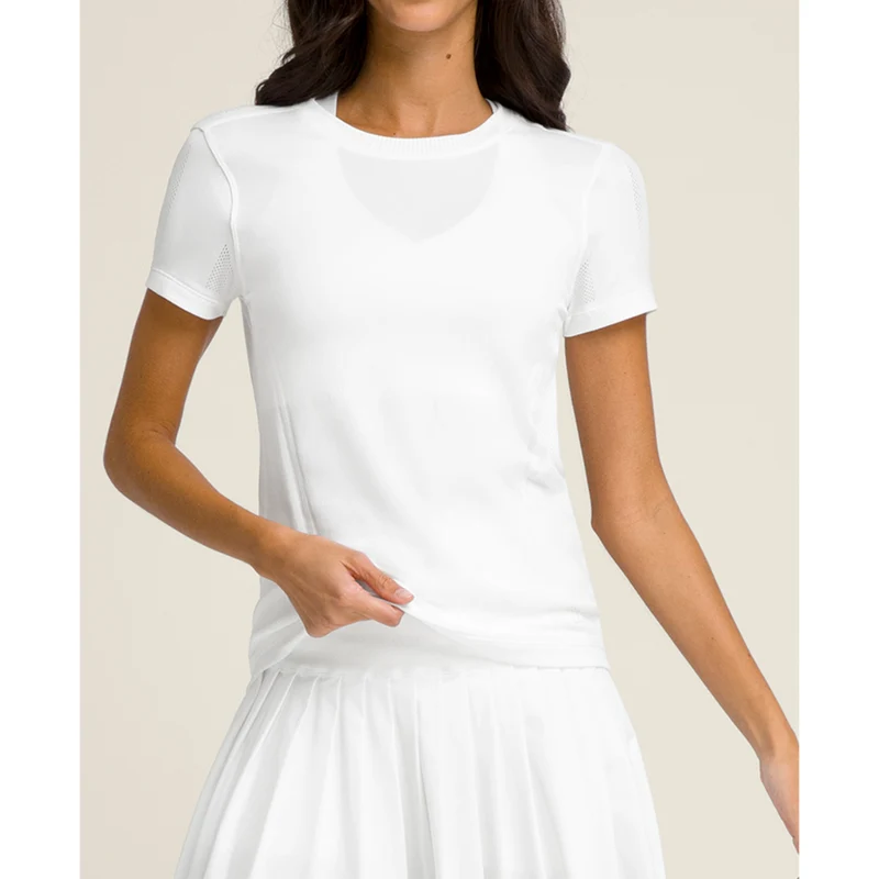 Wilson Pro Seamless Tee (Ladies) - Bright White
