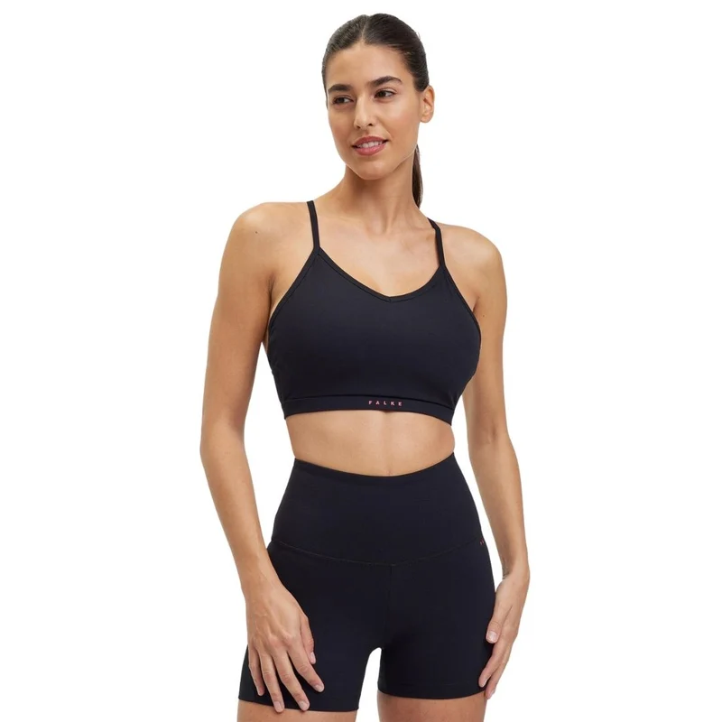 Falke Women Training Sports Bra (Black)