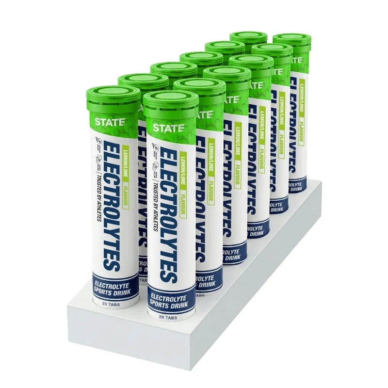 State Electrolytes Lemon/Lime Flavour (1 tube with 20 tablets)