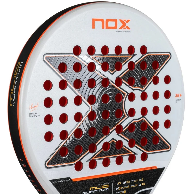 Nox Padelracket ML10 Quantum 3k Lamperti