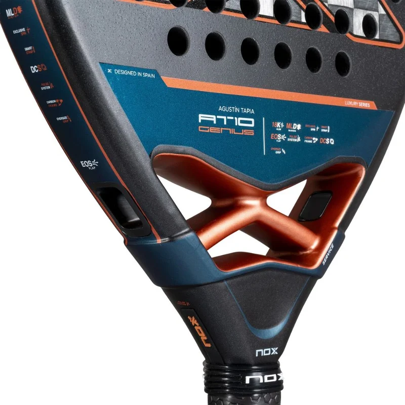 Nox Padelracket Luxury Genius AT10 Attack 18k Tapia