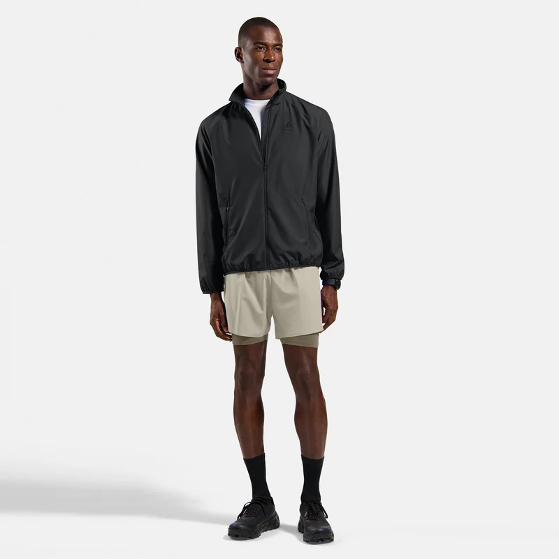 Zeroweight 5in 2in1 Laufshorts Herren-grau, oliv