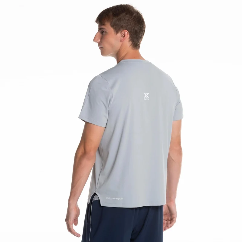 Team T-Shirt Herren-grau