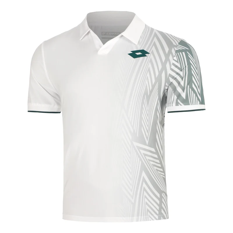 Tech VI Polo Herren - weiß, petrol