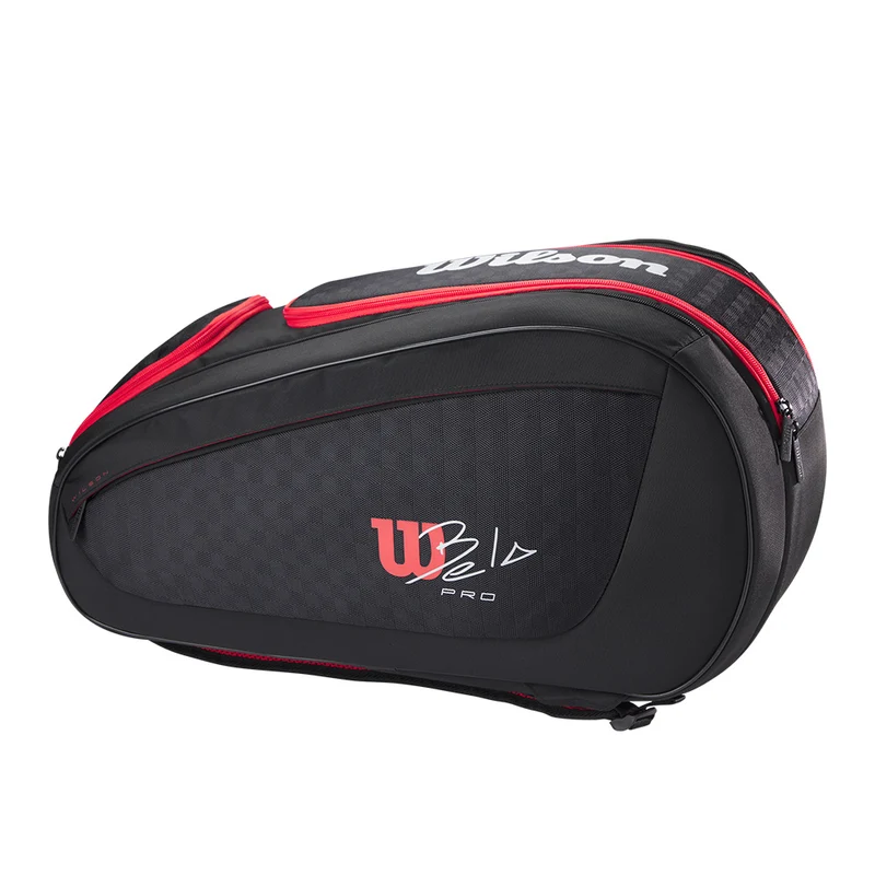 WILSON BELA V3 SUPER TOUR Padel Black/Red 2025 FERNANDO BELASTEGUIN (Paletero)