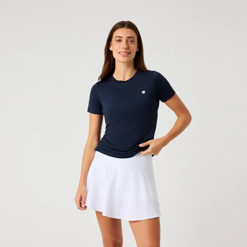 Ace Slim T-Shirt Damen - dunkelblau