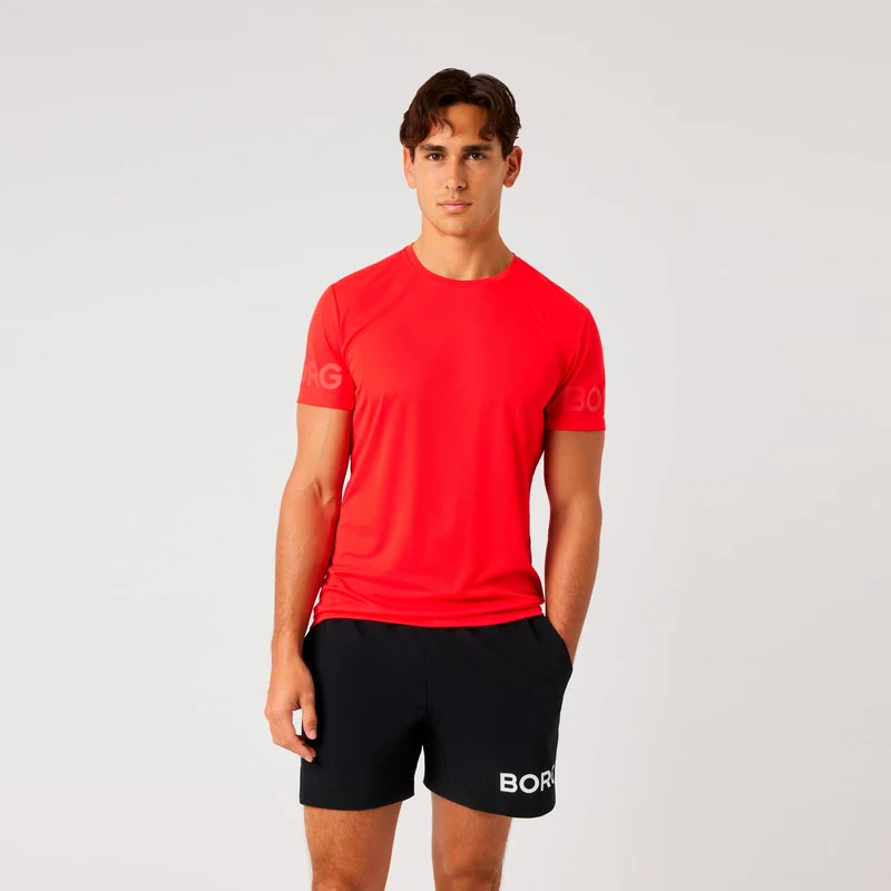 Light T-Shirt Herren - rot