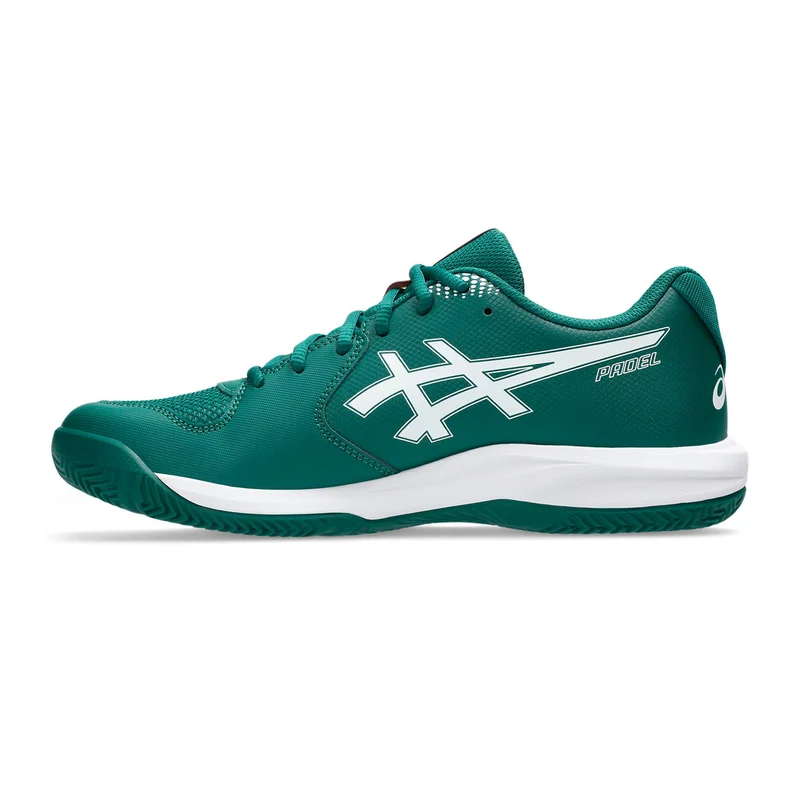 Gel-Dedicate 9 Padelschuh Herren - dunkelgrün, weiß