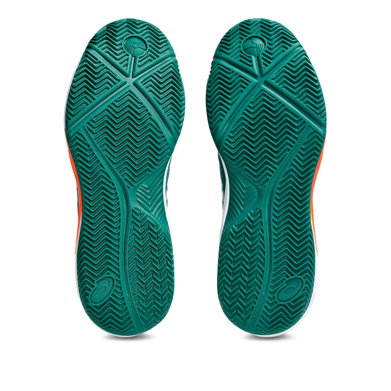Gel-Dedicate 9 Padelschuh Herren - dunkelgrün, weiß