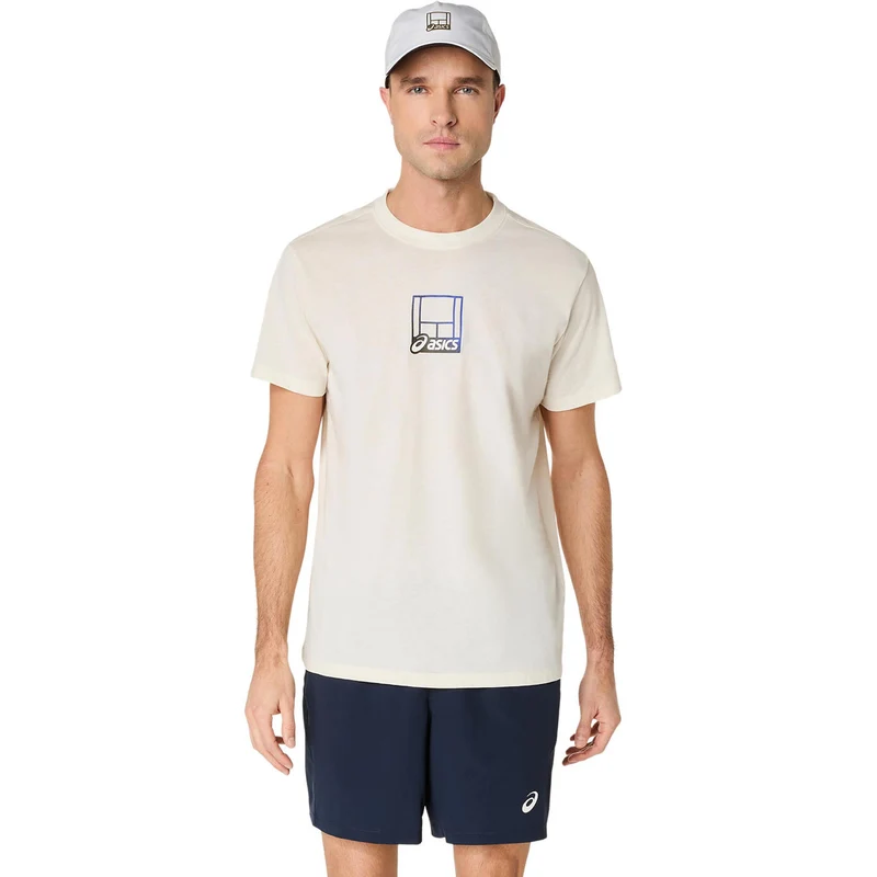 Court Core Graphic T-Shirt Herren-creme