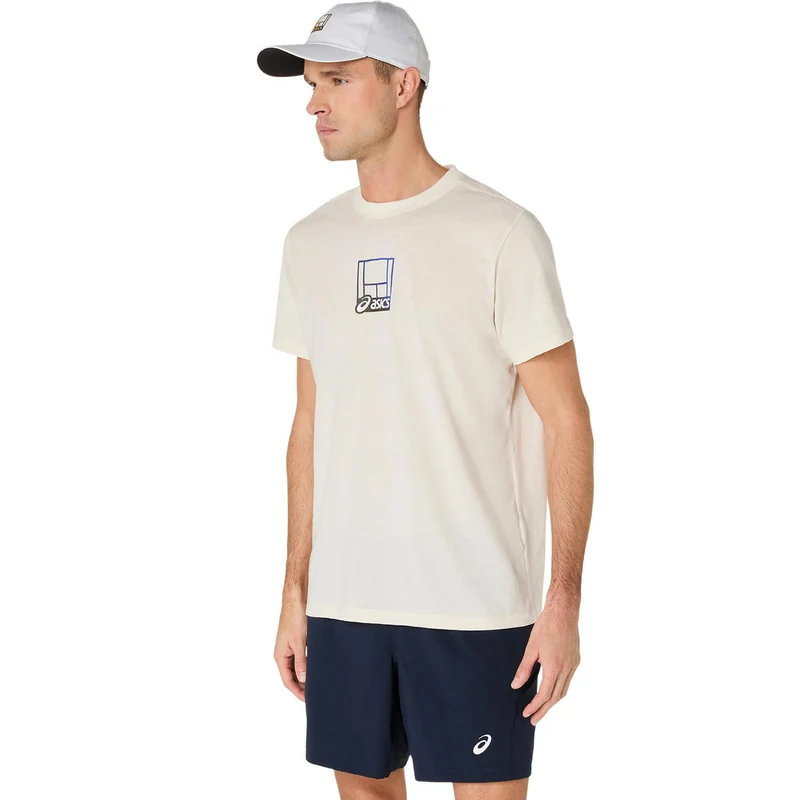 Court Core Graphic T-Shirt Herren-creme