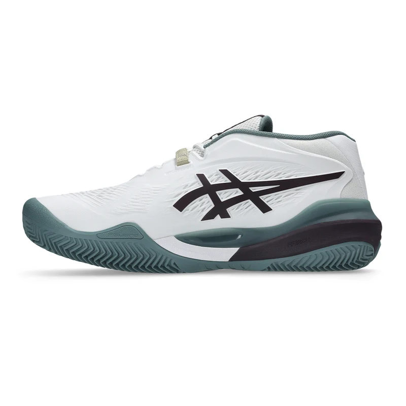 ASICS GEL RESOLUTION X Clay White/Green FW26 (Zapatillas)