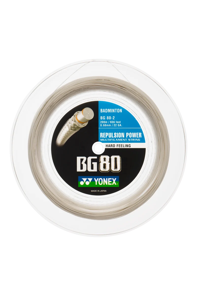 Yonex BG80 Badminton String Reel (200m)