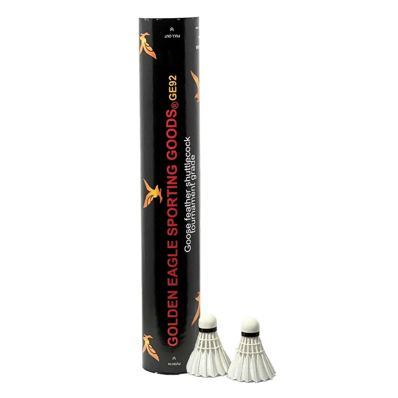 BWF Approved Golden Eagle GE92 Best Feather Badminton Shuttlecock