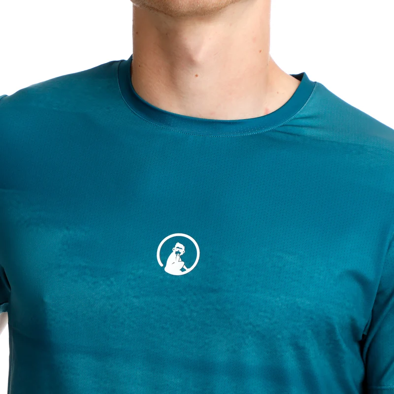 Create Receiver Wipe T-Shirt Herren-Petrol,Weiß