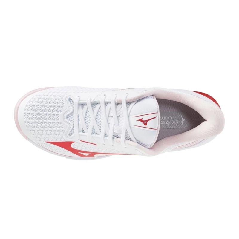 Mizuno Wave Exceed Tour 7 CC Women (White/Fiery Red/Pinkesque)