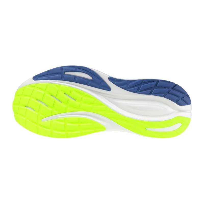 Mizuno Neo Zen Men Running Shoes (White/Estate Blue/Lightning Yellow)