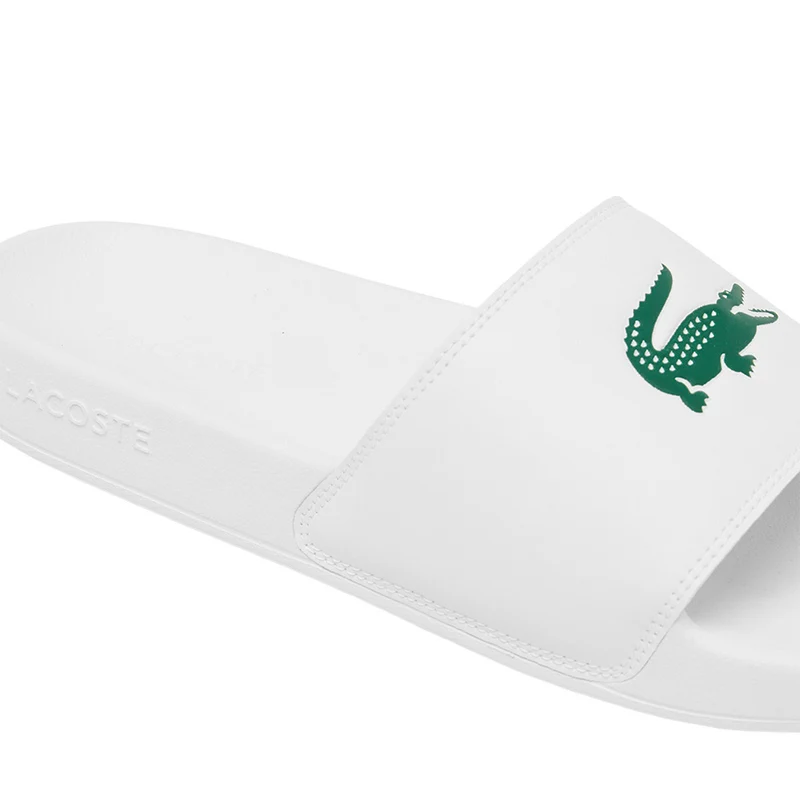 LACOSTE SERVE SLIDE Men White/Green (Zapatillas)