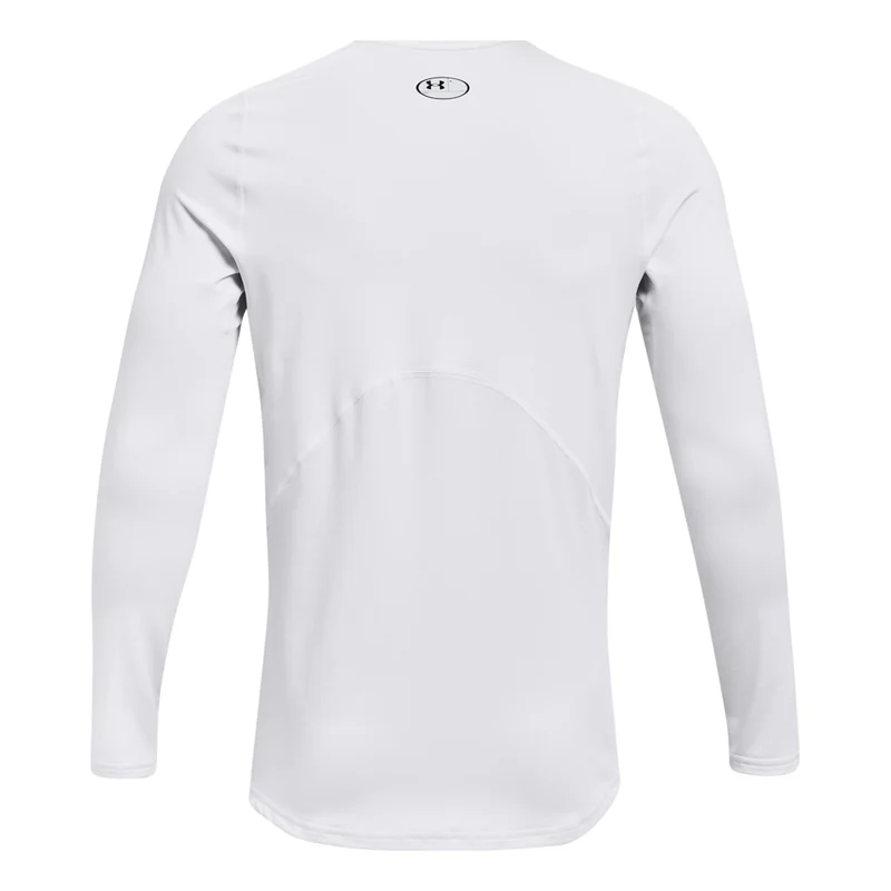 Coldgear Fitted Crew Longsleeve Herren - weiß,
