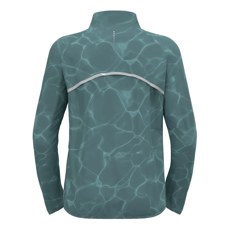 Zeroweight Print Laufjacke Herren-Blaugrau