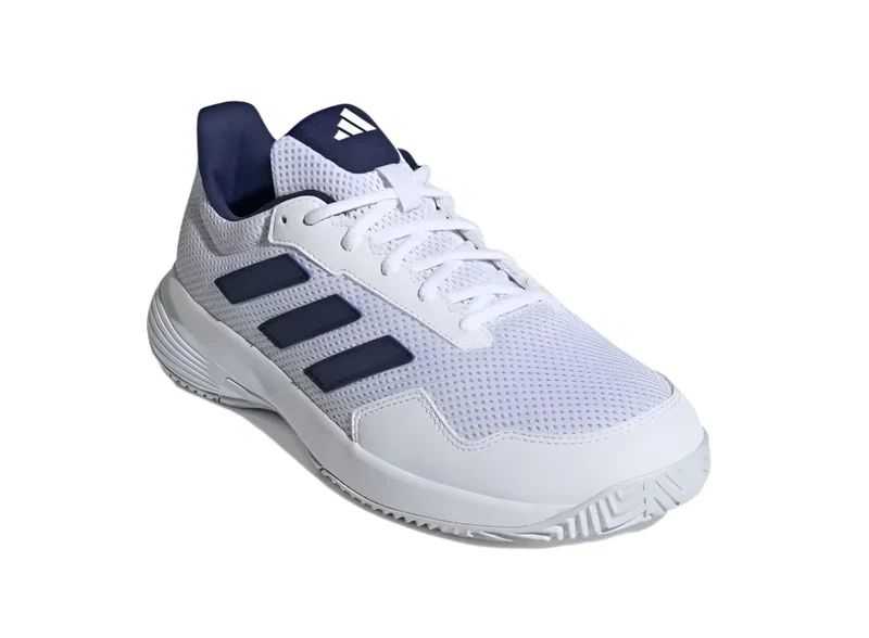 Adidas Game Spec 2 Padel Shoes (White/Dark Blue)