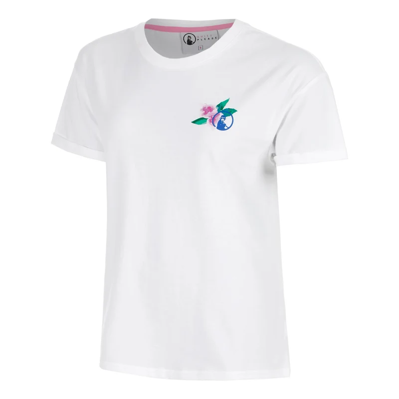 Crush TMTTC T-Shirt Damen-weiß, blau