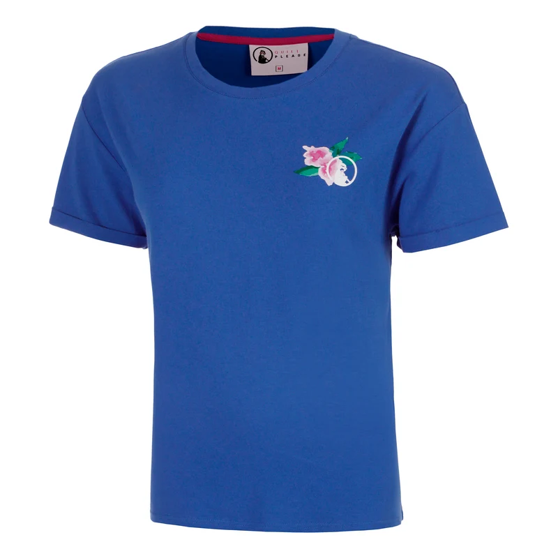 Crush TMTTC T-Shirt Damen-blau, weiß