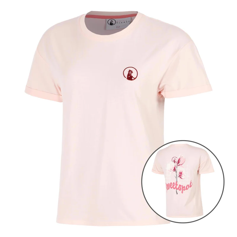 Endlessly Flower T-Shirt Damen-Rosa,Mehrfarbig