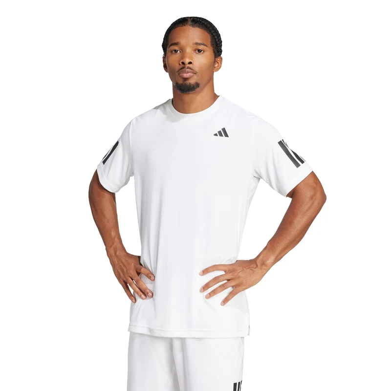 Club 3Stripes T-Shirt Herren-weiß