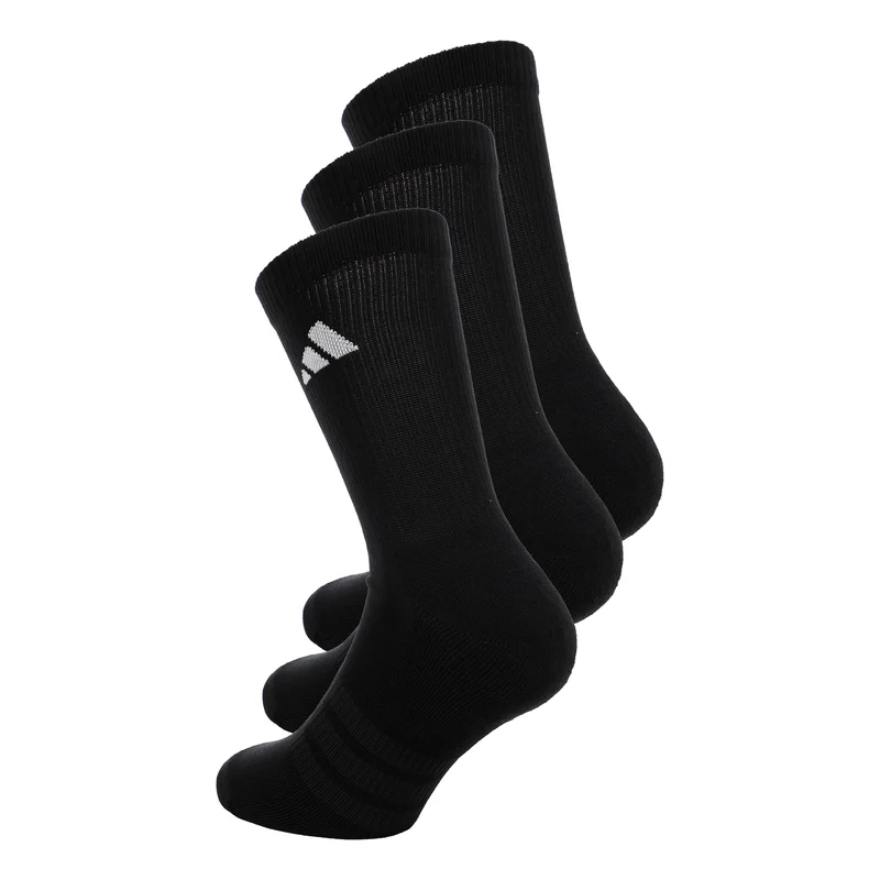 Essentials Crew 3P Tennissocken Unisex-schwarz