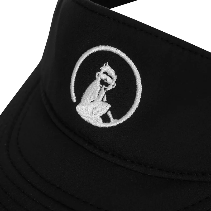 Court Performance Visor Damen-schwarz,weiß