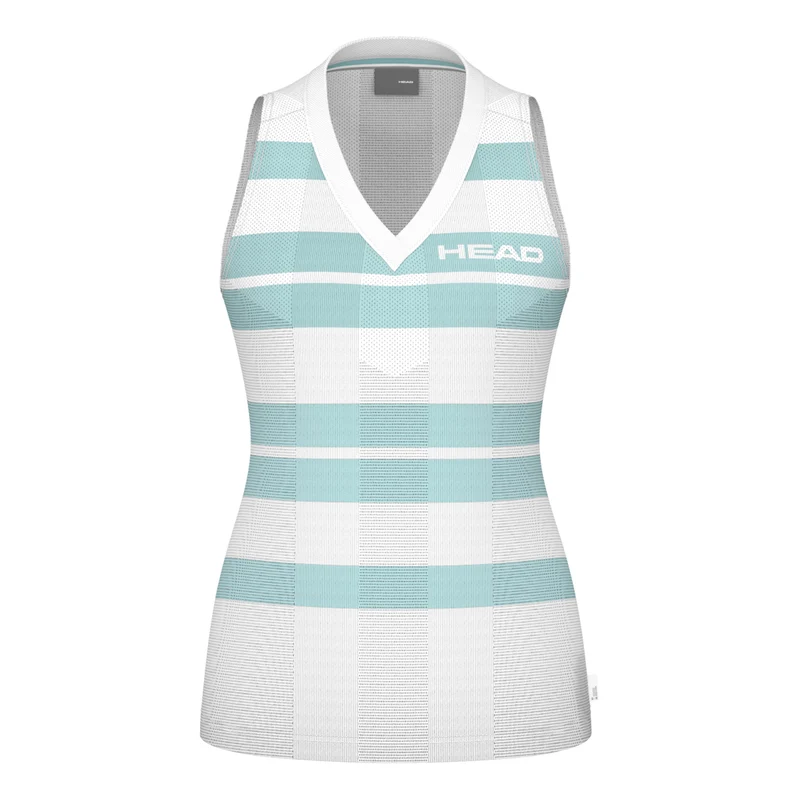 Performance Tank-Top Damen-Weiß,Mint