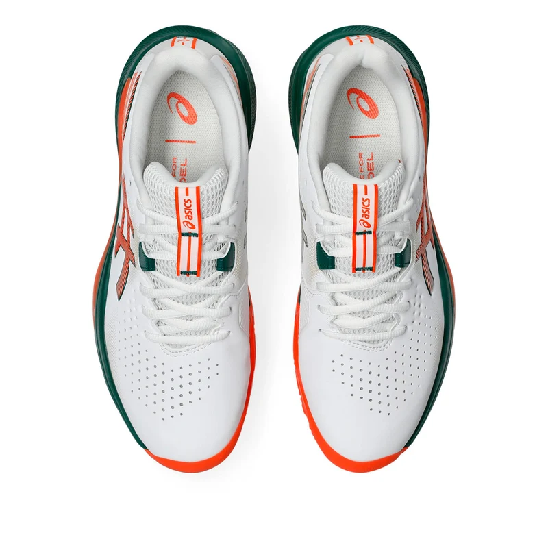 Gel-Challenger 15 Padelschuh Herren - weiß, dunkelgrün