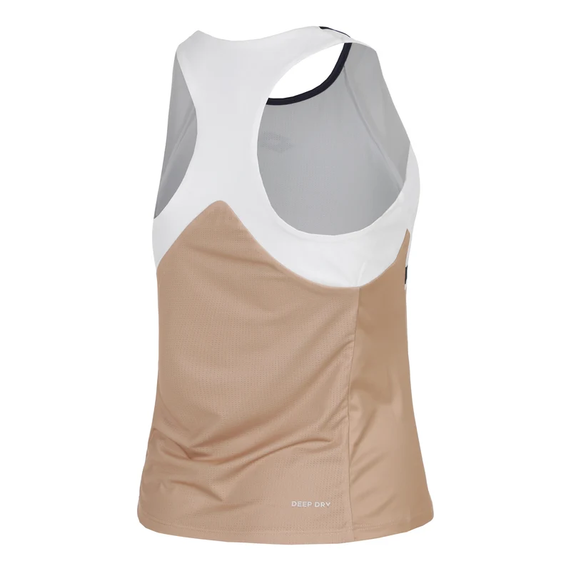 Tech V Tank-Top Damen-Beige
