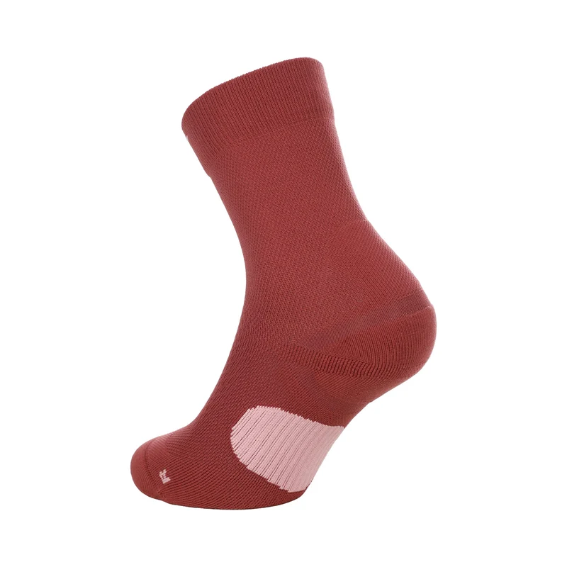Fast Midweight Crew Laufsocken Unisex - mauve, weiß