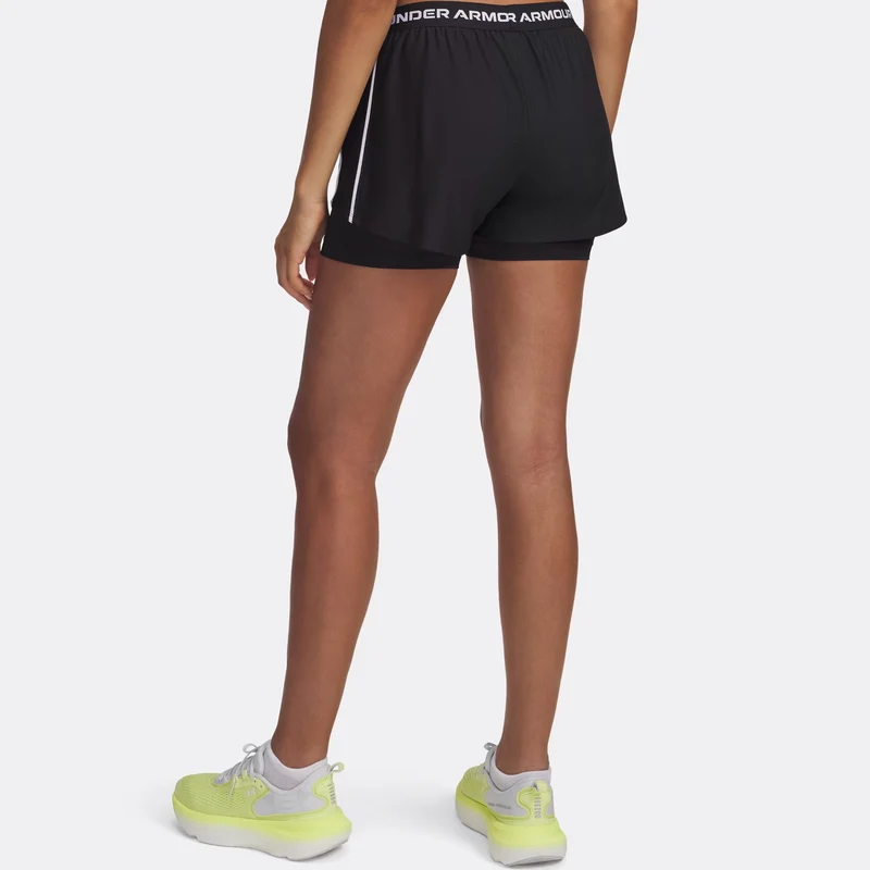 Tech Play Up 2in1 Ballshorts Damen-Schwarz