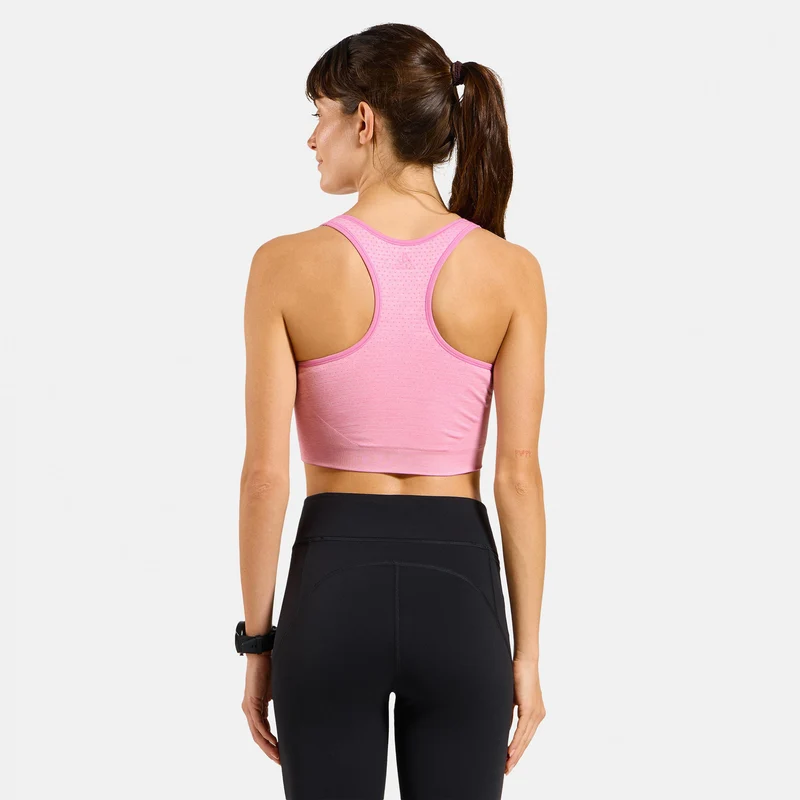 Seamless Medium Padded Sport Sport-BH Damen - pink