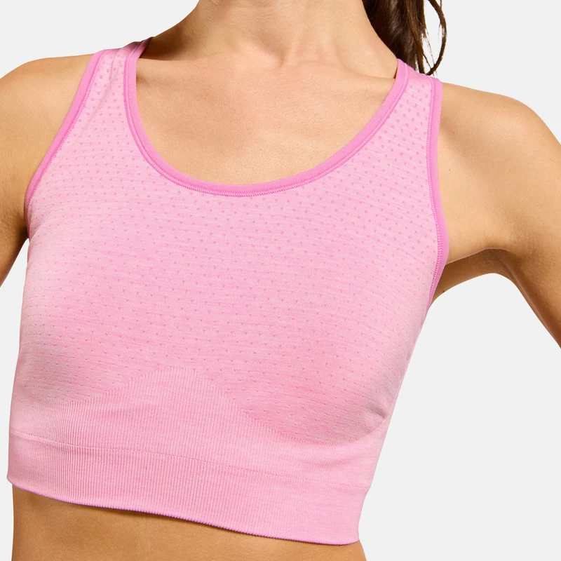 Seamless Medium Padded Sport Sport-BH Damen - pink