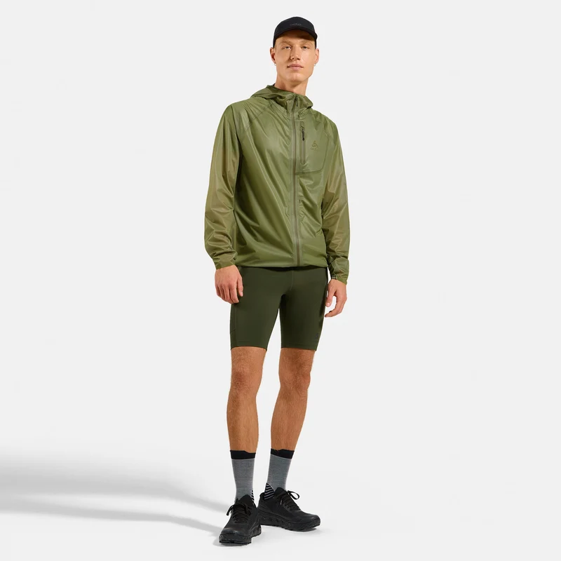 Zeroweight Dual Dry PK Waterproof Laufjacke Herren-grün