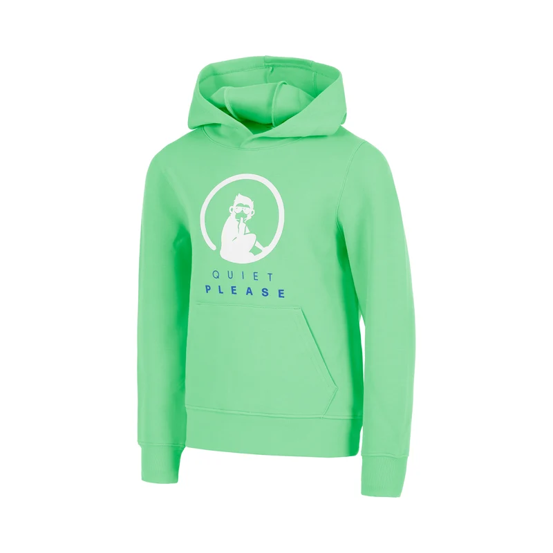 Joy Baseline Logo Hoody Jungen - grün, weiß