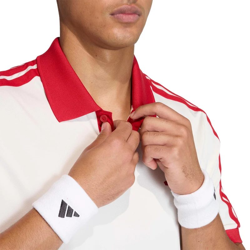 Classics Polo Herren - beige, rot