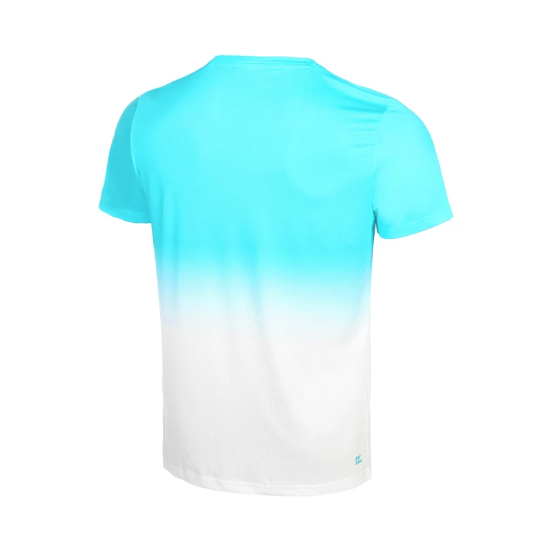 Crew Gradiant T-Shirt Jungen-Türkis,Weiß