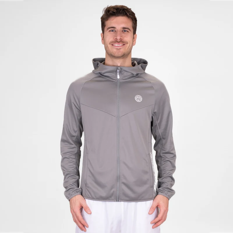 Crew Hood Trainingsjacke Herren-Grau