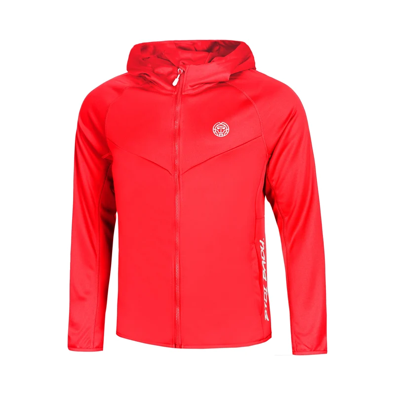 Crew Hood Trainingsjacke Jungen-Rot